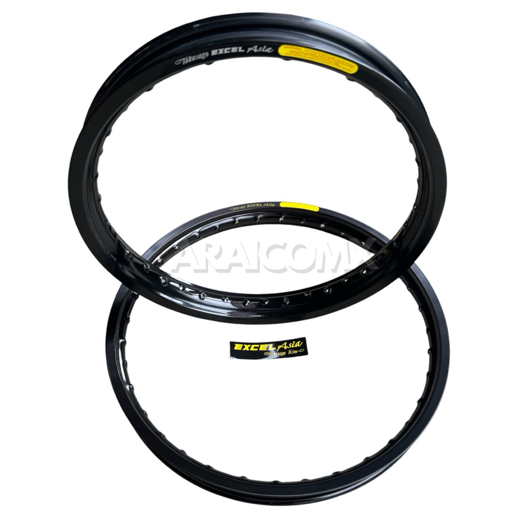 VELG TAKASAGO EXCEL ASIA RING 1,85 / 18 1,60 / 21 HOLE 36 BLACK HITAM RIM ORIGINAL