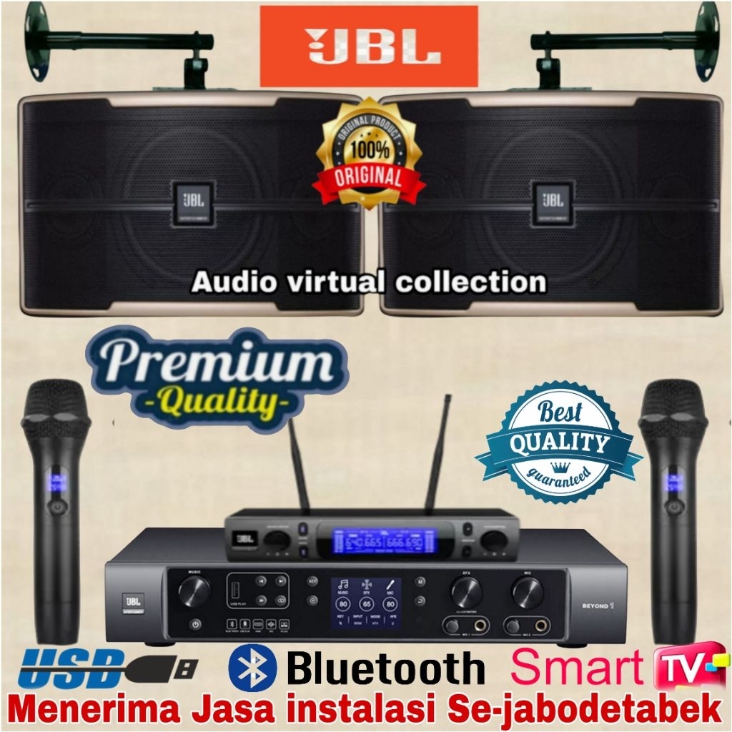Paket karaoke fulll set speaker JBL Passion10 10inch ( Full set III )