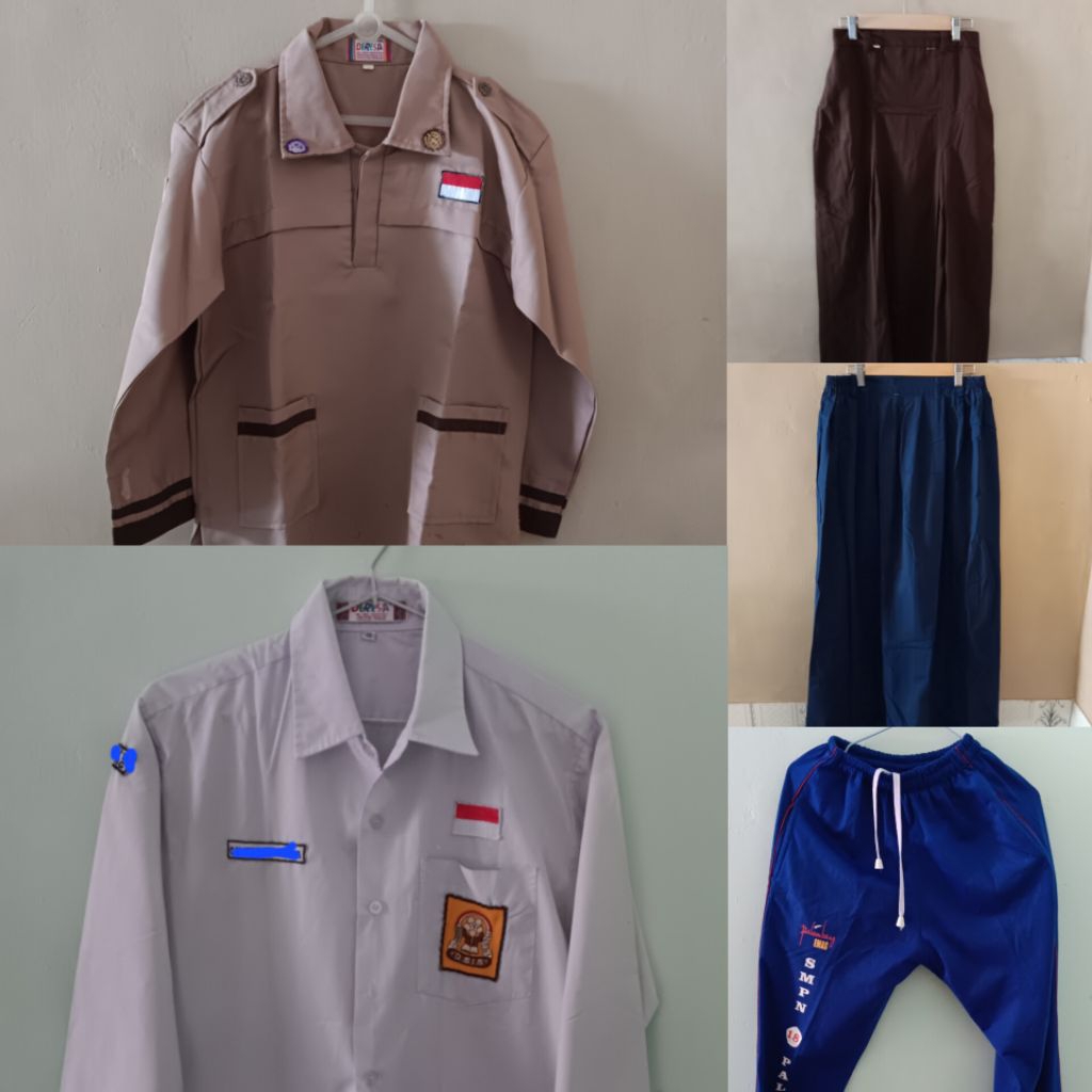 Baju Sekolah Baju pramuka SMP Preloved