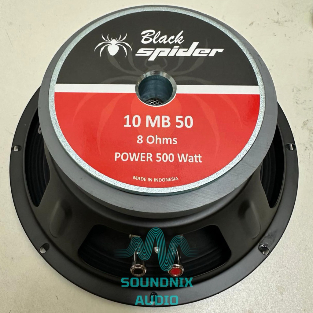 Speaker 10 inch Black Spider 10 MB 50 Full Range Mid Low BS 10MB50 Blackspider 10 MB 50 ( BISA COD )