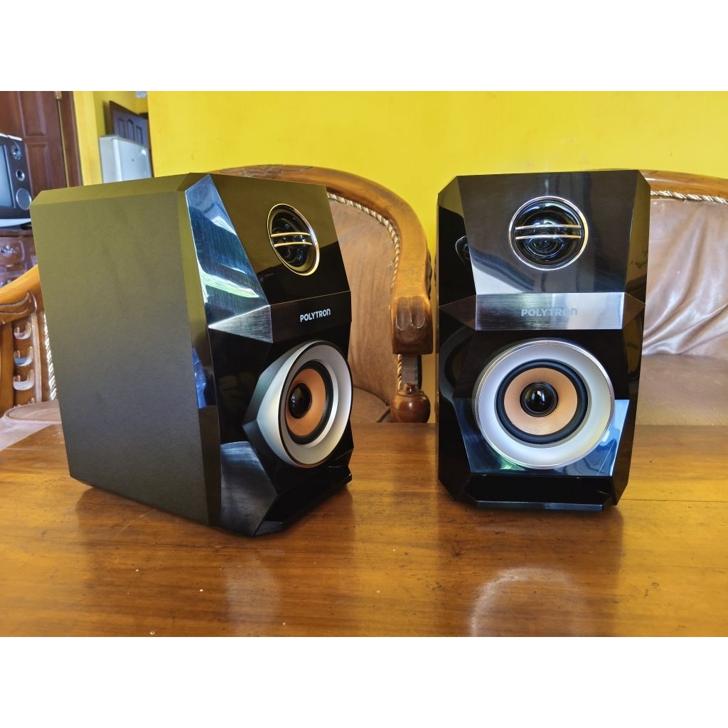 Speaker Satelit Pasif Polytron PMA 9502/9522 Second 99% Original Mulus Segel Murah