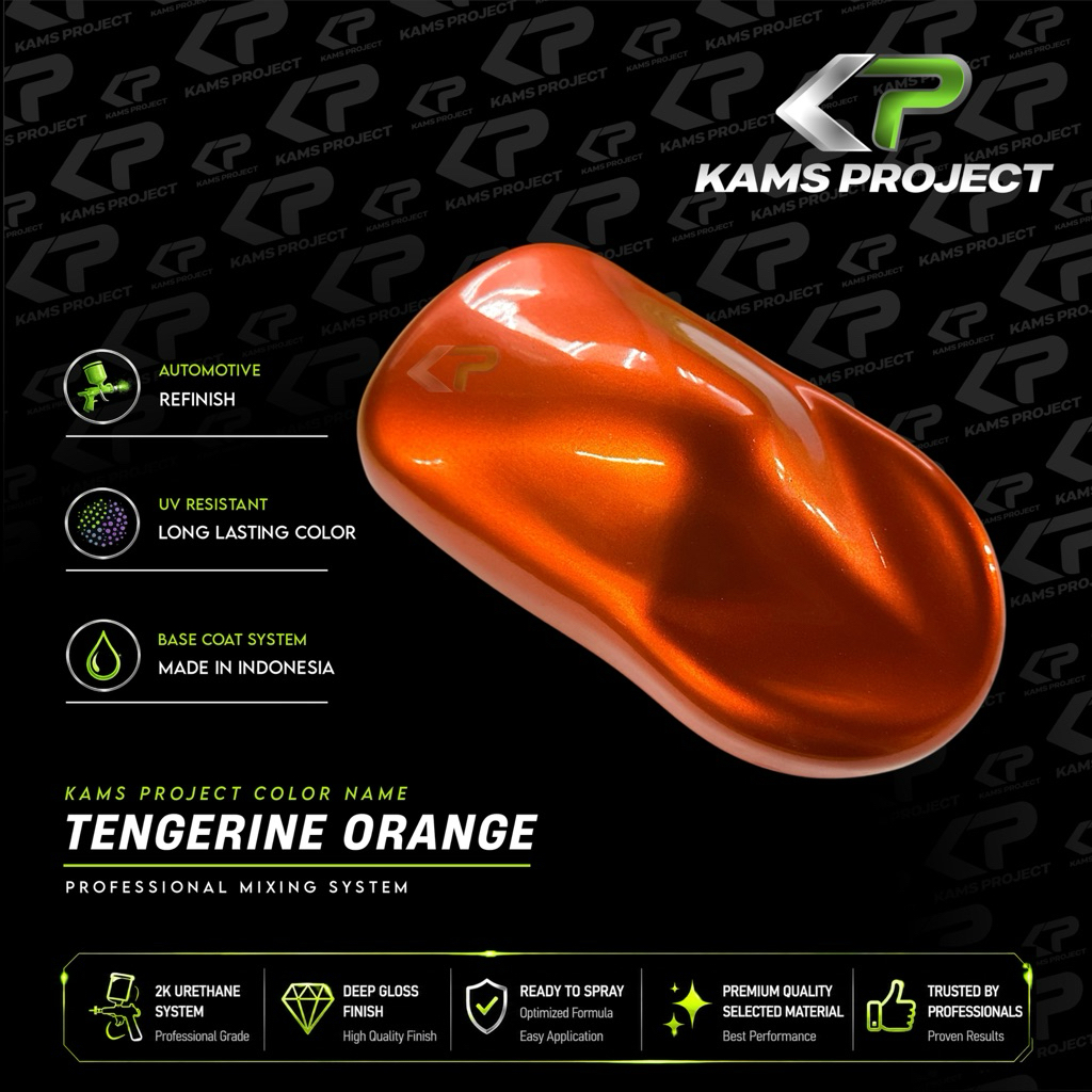 Cat motor mobil Tengerine Orange