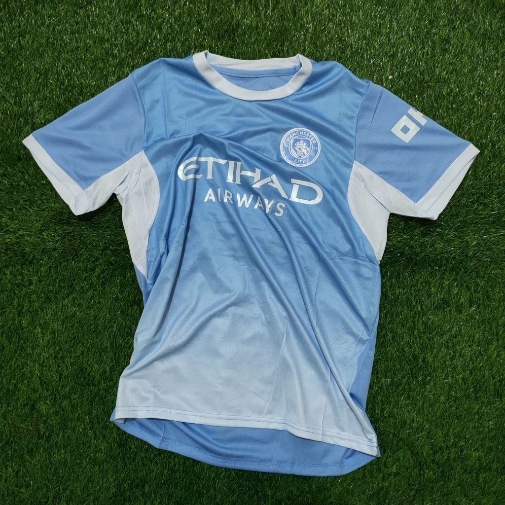 JERSEY BOLA MAN CITY HOME TERBARU 2026/2027 GRADE ORI VERSI FANS | LOGO PLAT