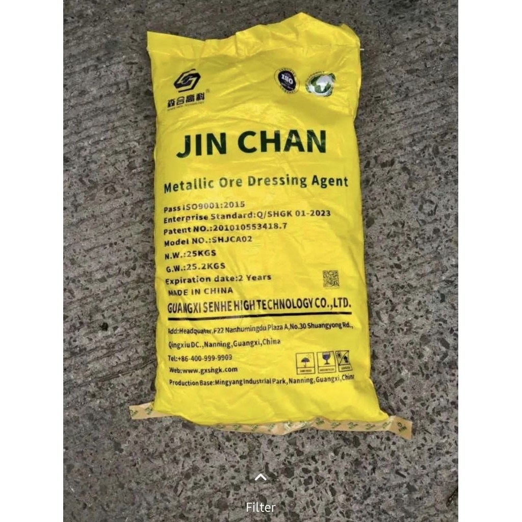 JIN CHAN GOLD DRESSING AGENT | jin Chan Pemurnian Emas Gold Dressing Kimia Tambang Emas Ramah Lingku
