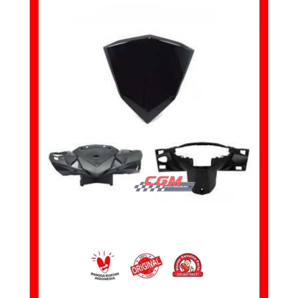 53204/53205/53206-K59-A10ZB Visor cover handle fr&rr batok depan belakang VISOR vario 125 vario 150 