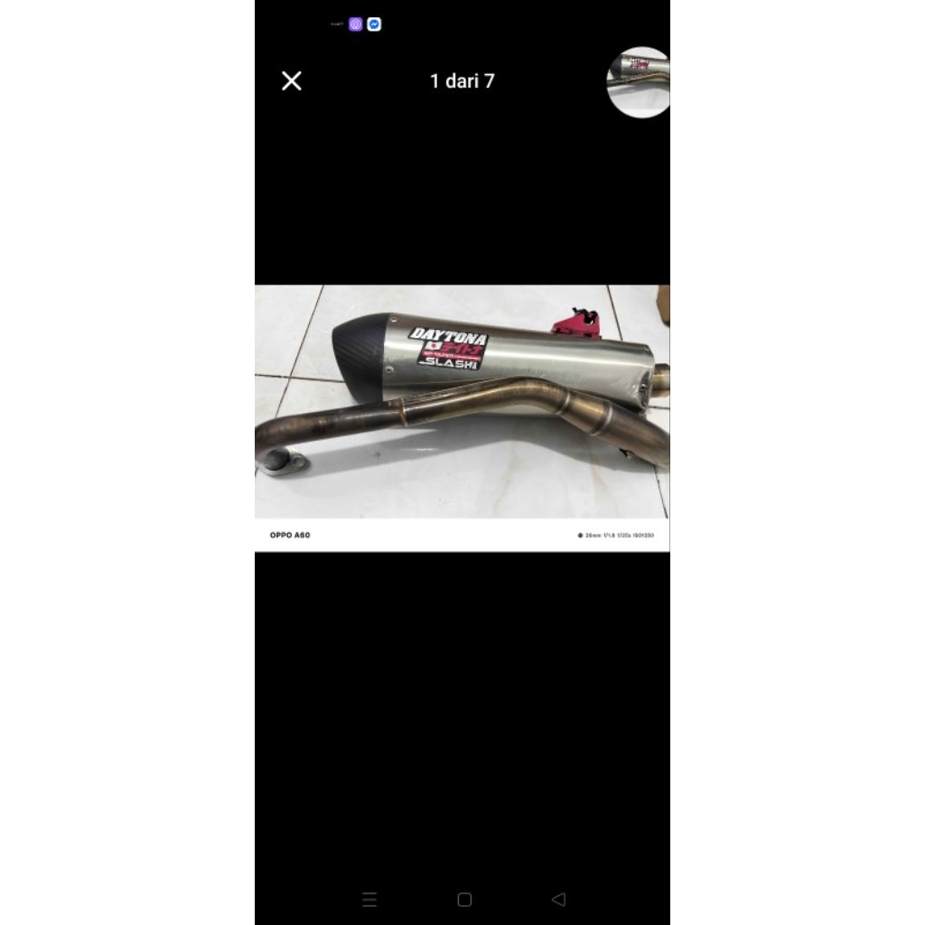 knalpot racing daytona ORI nmax