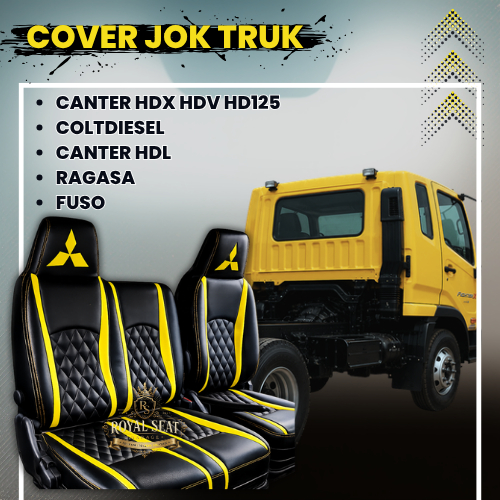 Cover Jok Sarung Jok Truk Canter Hdx Hdv Hdl Colt Diesel Ragasa Mitsubishi Fuso Fighter Umplung DLL