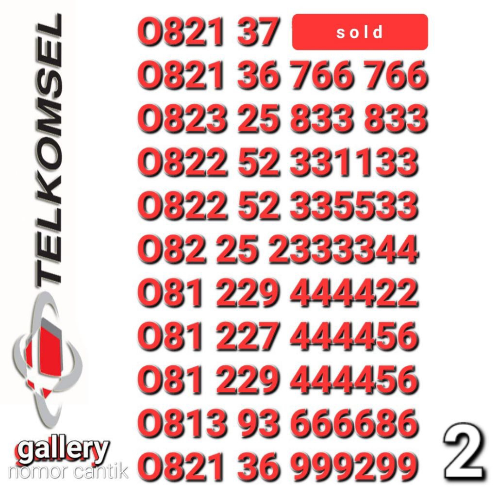 NOMOR CANTIK SIMPATI 4444xx