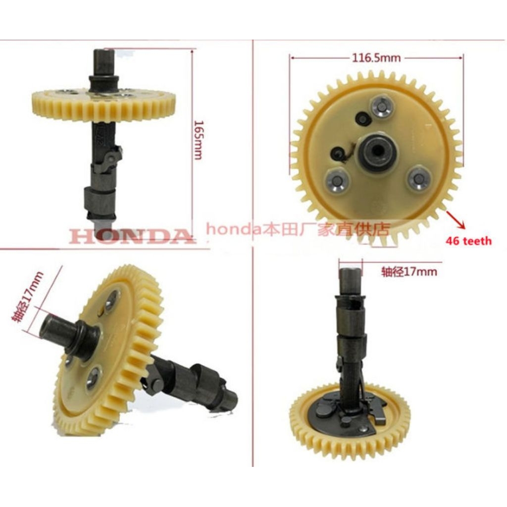 camshaft mesin Honda GX690 ORIGINAL / Gigi camshaft mesin Honda gx690 ASLI