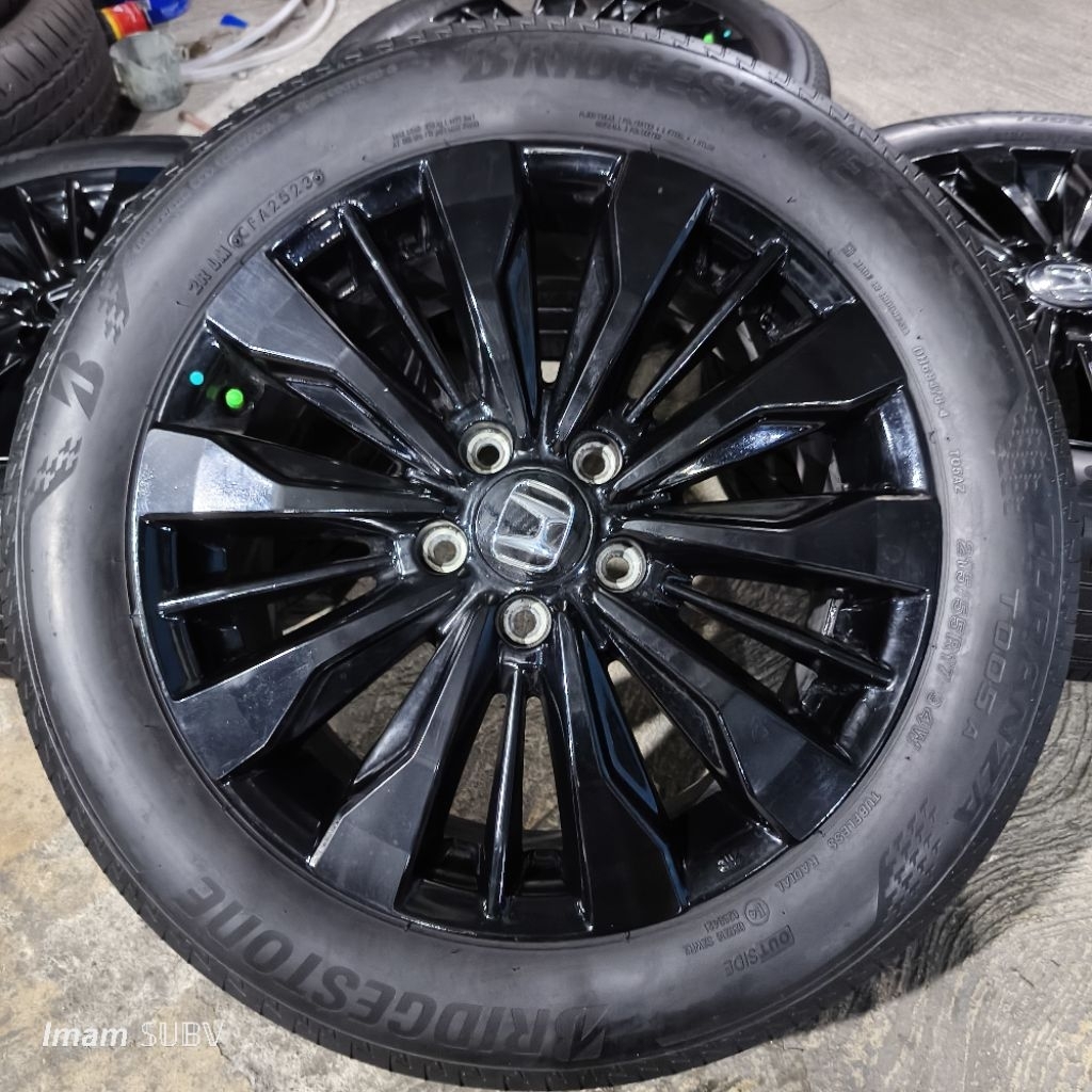 Velg original BRV Prestige Black R17 set ban Bridgestone