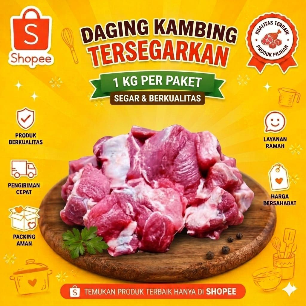 Daging Kambing 1 kg