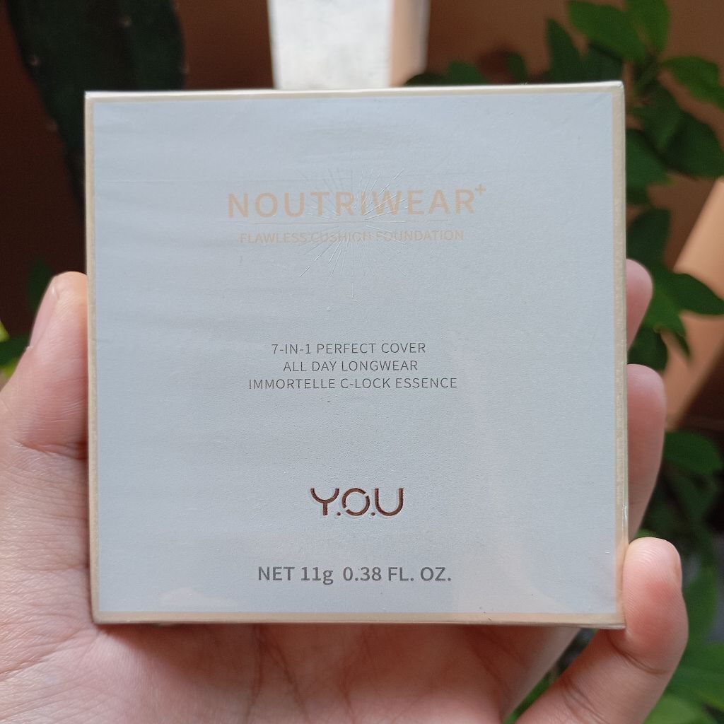 YOU Noutriwear Flawless Cushion Foundation Shade W703 Warm Ivory C304 Pink Nude