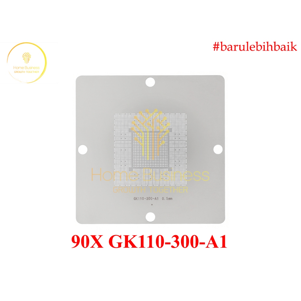 Cetakan Stencil Stensil BGA Direct Heat Directheat Plat BGA Reballing GPU NVIDIA GTX780 GTX780TI GTX