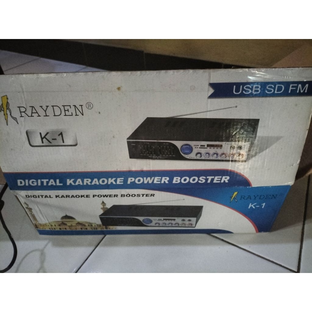 Amplifier Rayden stereo equalizer