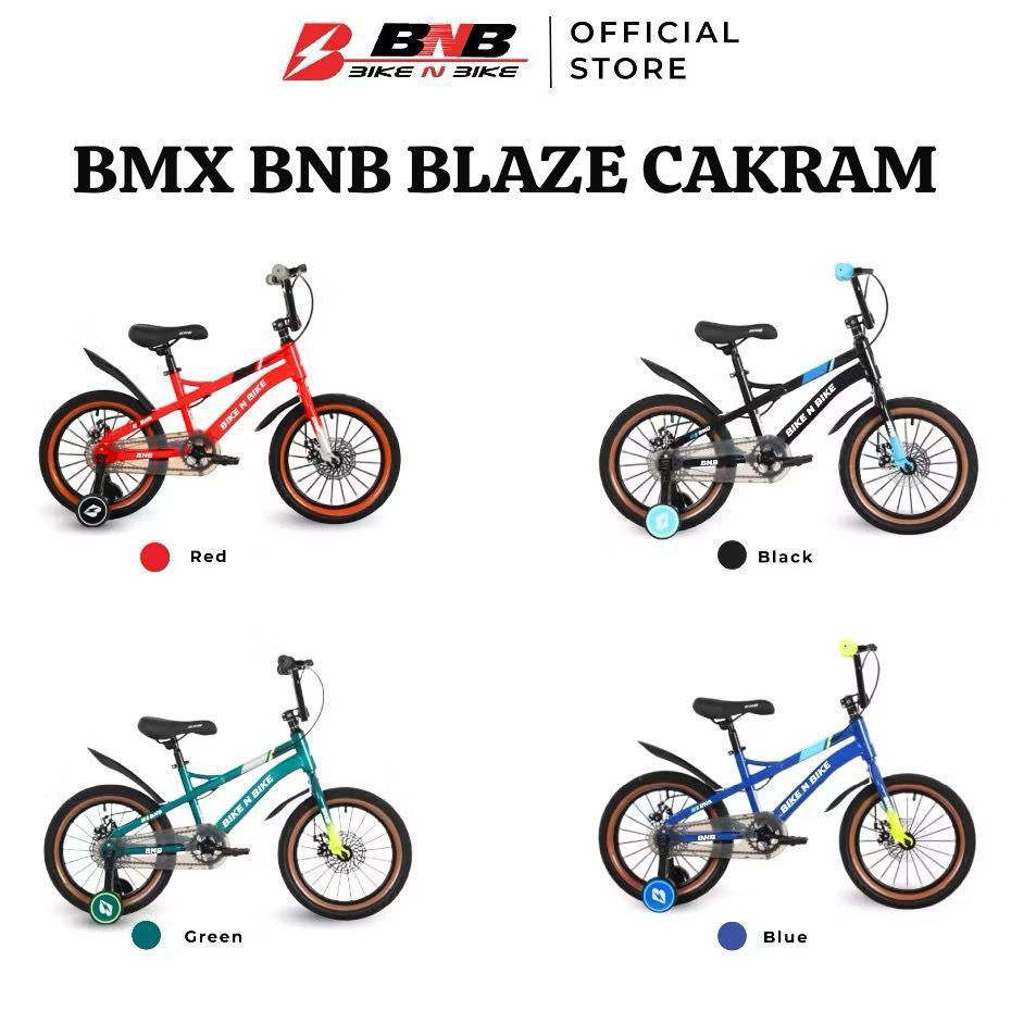 KHUSUS AREA PINANG-BINTAN Sepeda Anak 16 BMX BNB BLAZE REM CAKRAM
