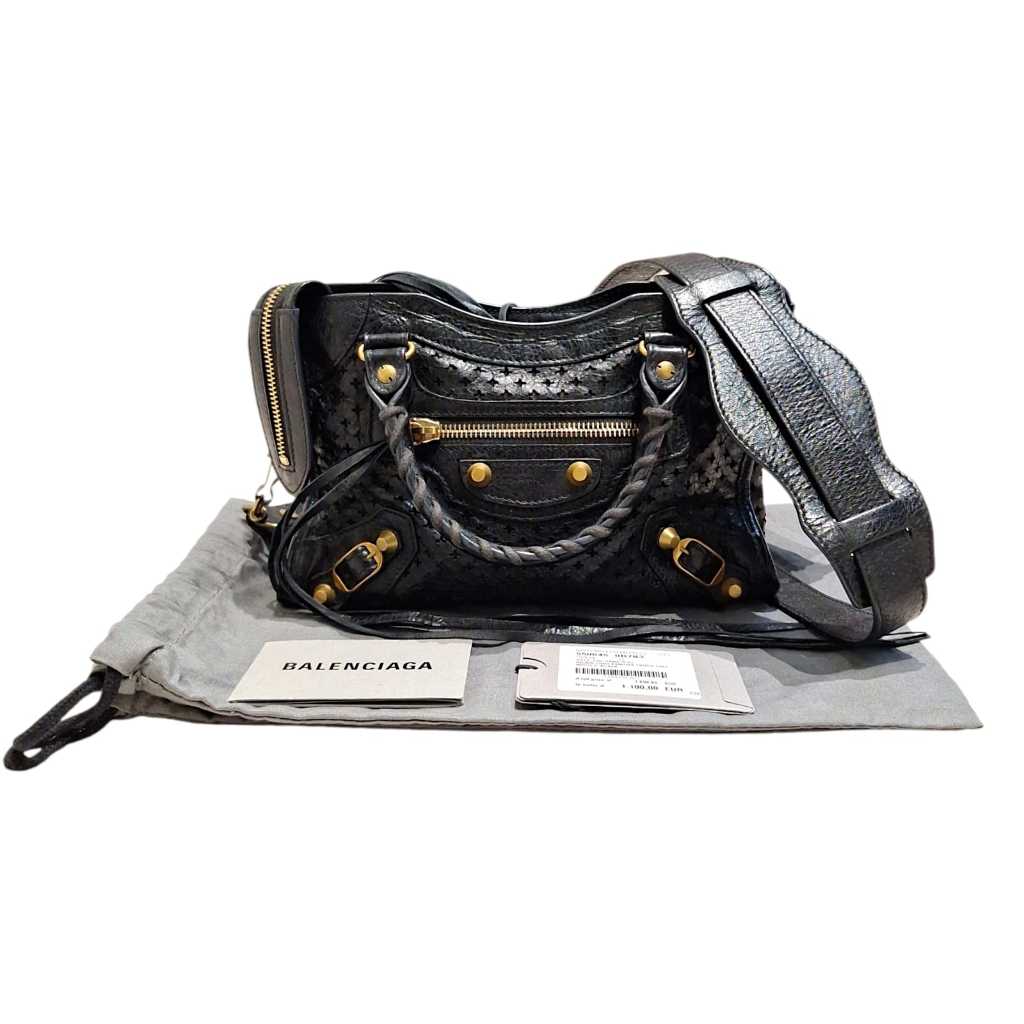 Preloved Balenciaga Mini City Perforated Authentic