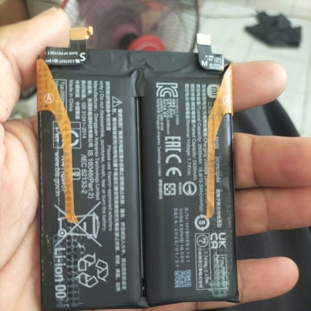 baterai mi 11t copotan