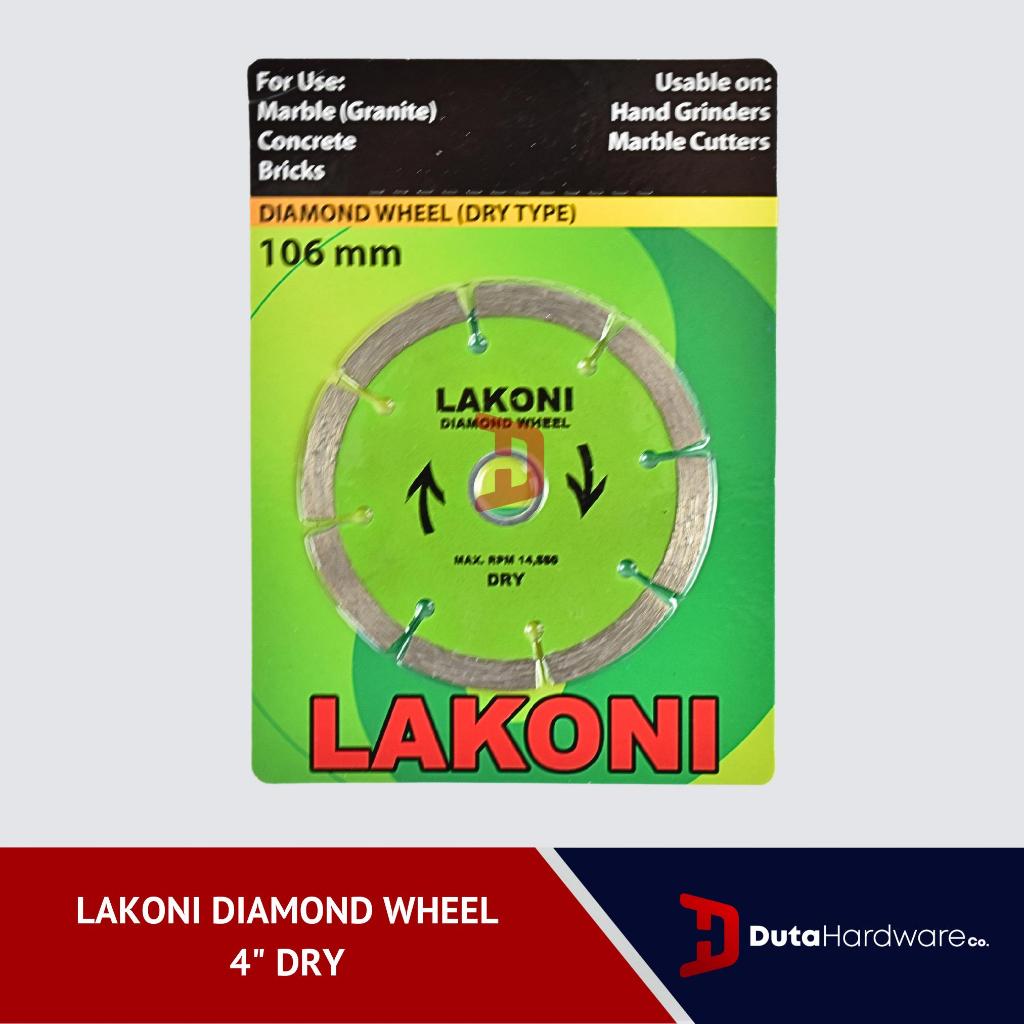 Lakoni Diamond Wheel 4" Dry