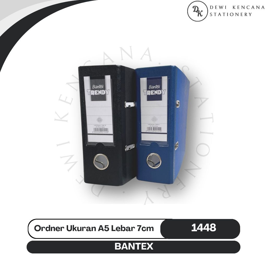 Bantex Ordner Ukuran A5 1448 7cm / Ordner Bantex Ukuran A5