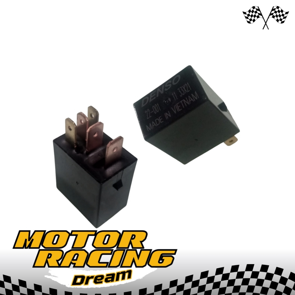 RELAY STATER - BEAT FI, BEAT LED NEW, SCOOPY FI, SPACY FI, VARIO 150 RELAY STATER KAKI 5 DENSO