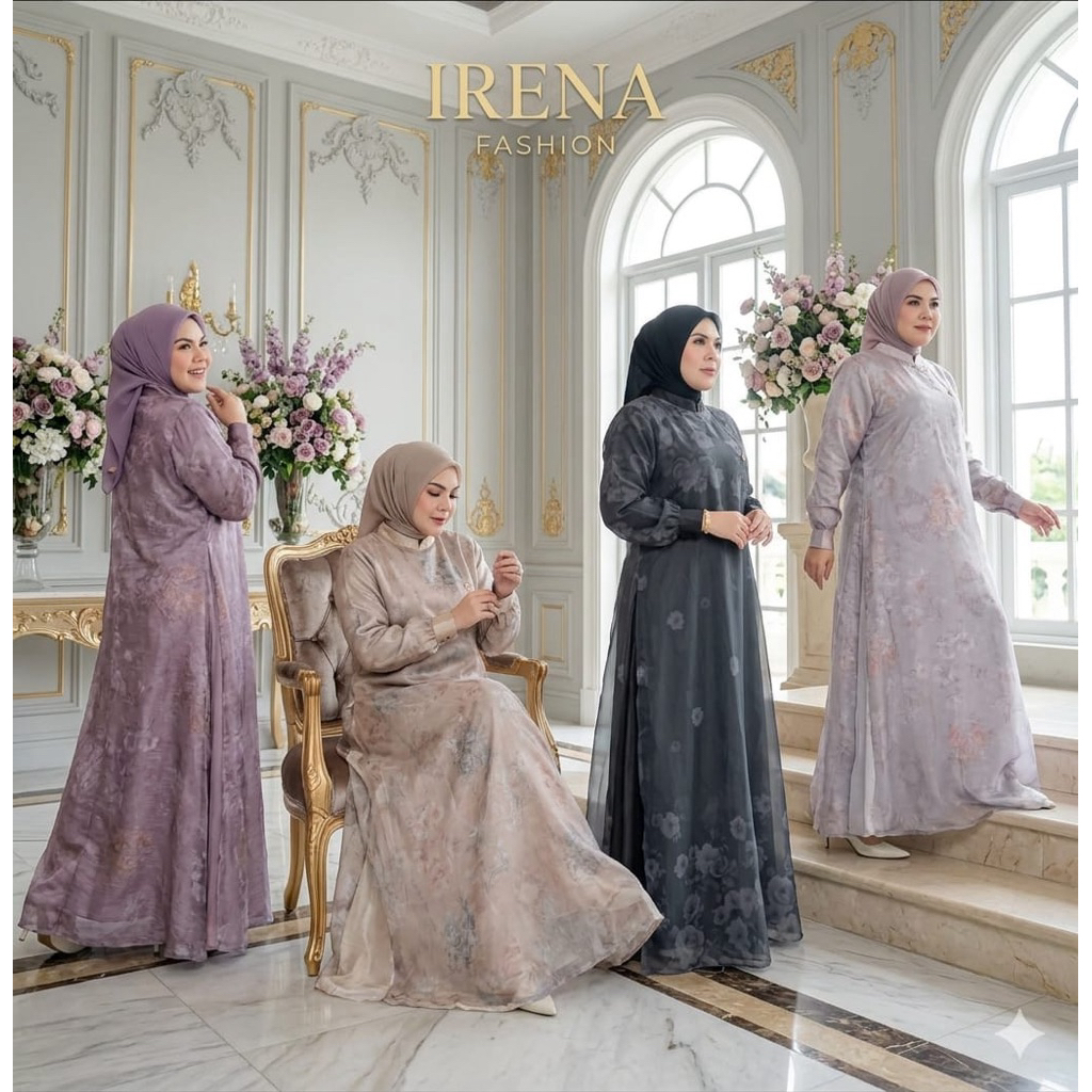 GAMIS WANITA TERBARU ALLYSIA DRESS BY IRENA FASHION