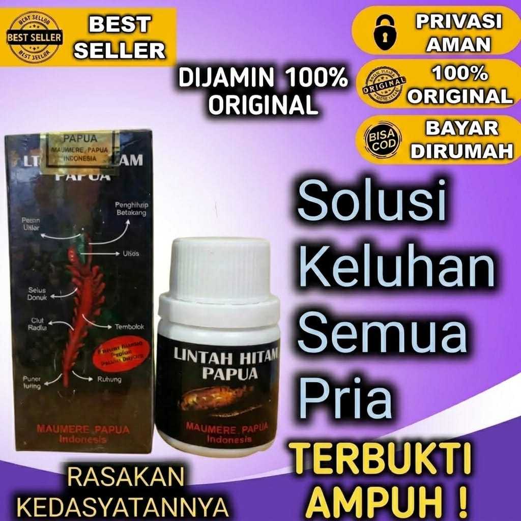 ORIGINAL Lintah Hitam papua asli Minyak khas papua