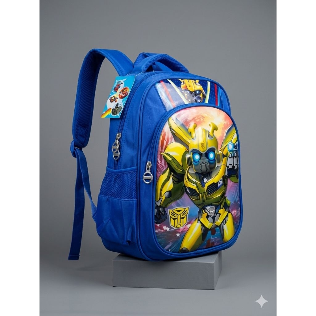 Italy Bags - Tas Sekolah Anak Karakter Bumblebee – Kualitas Alto yang Kokoh & Keren