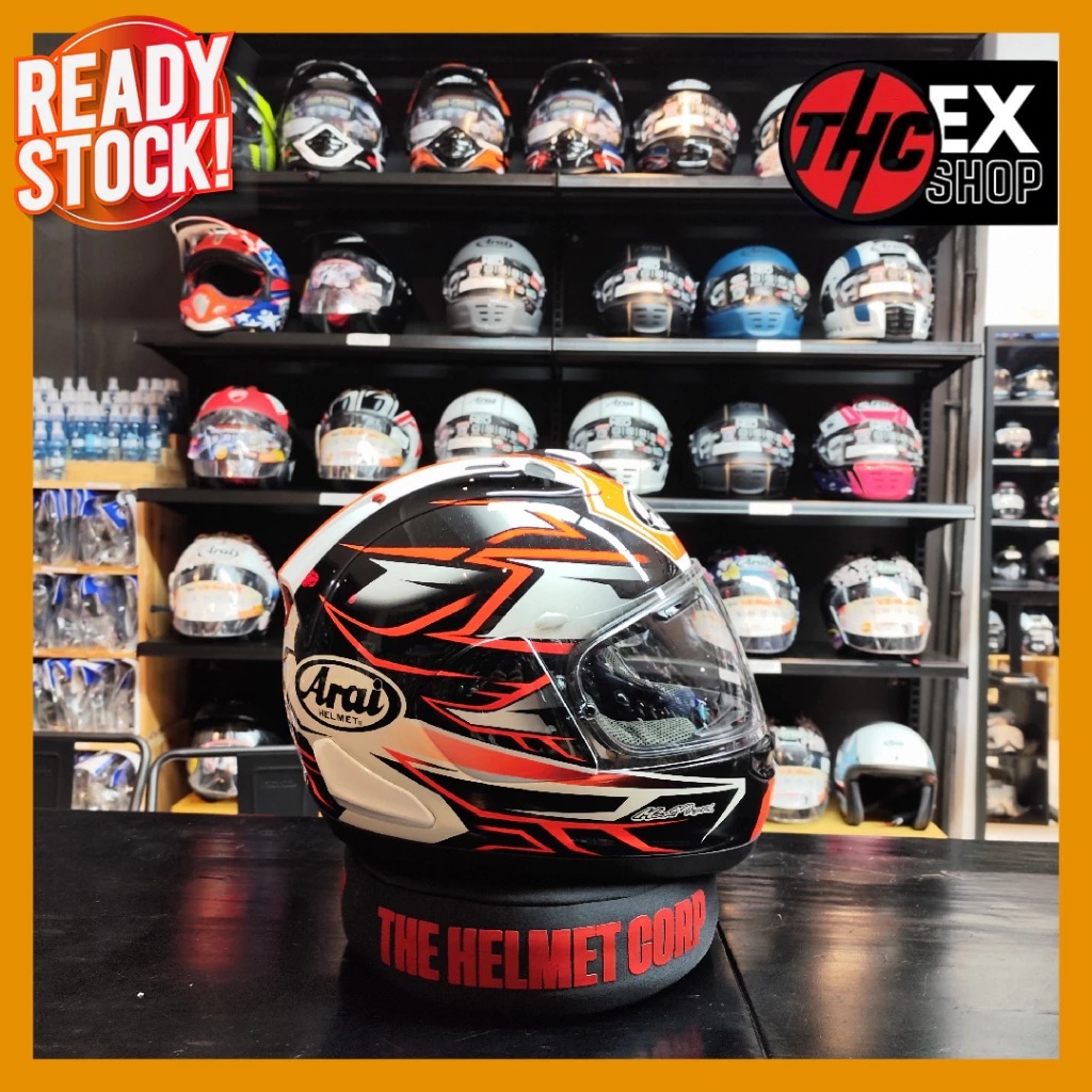 ARAI RX7X GHOST RED 2ND HELMET FULL FACE HELM MERAH ORIGINAL SECOND