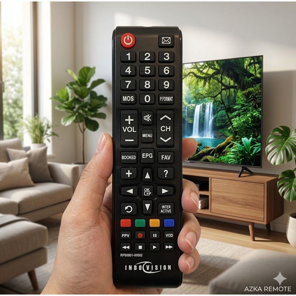REMOTE REMOT STB PARABOLA INDOVISION MODEL 1 ORIGINAL ASLI DEVI