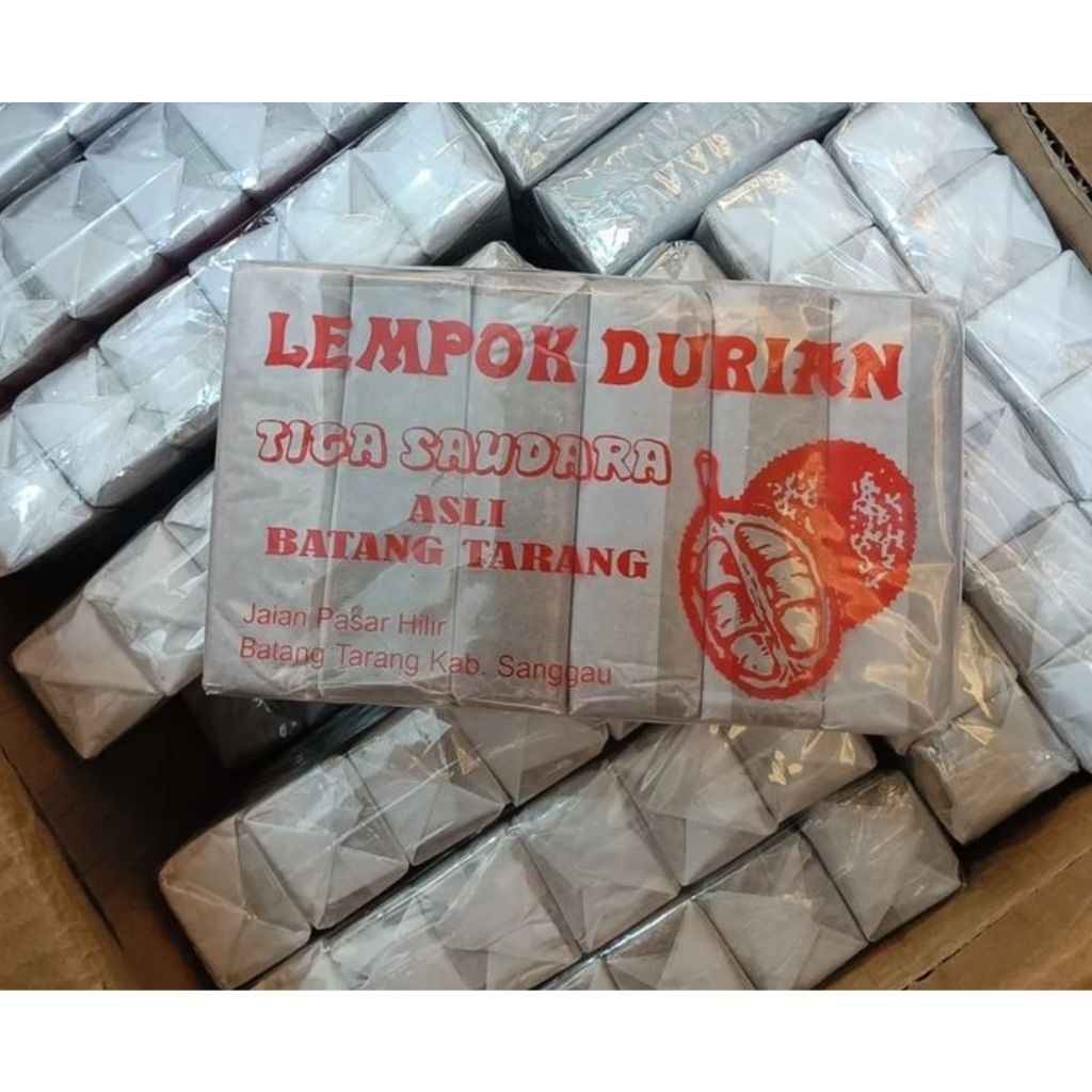 Lempok Durian Tiga Saudara Asli Batang Tarang Kalbar / Dodol Durian Asli / Lempok Durian Khas Pontia