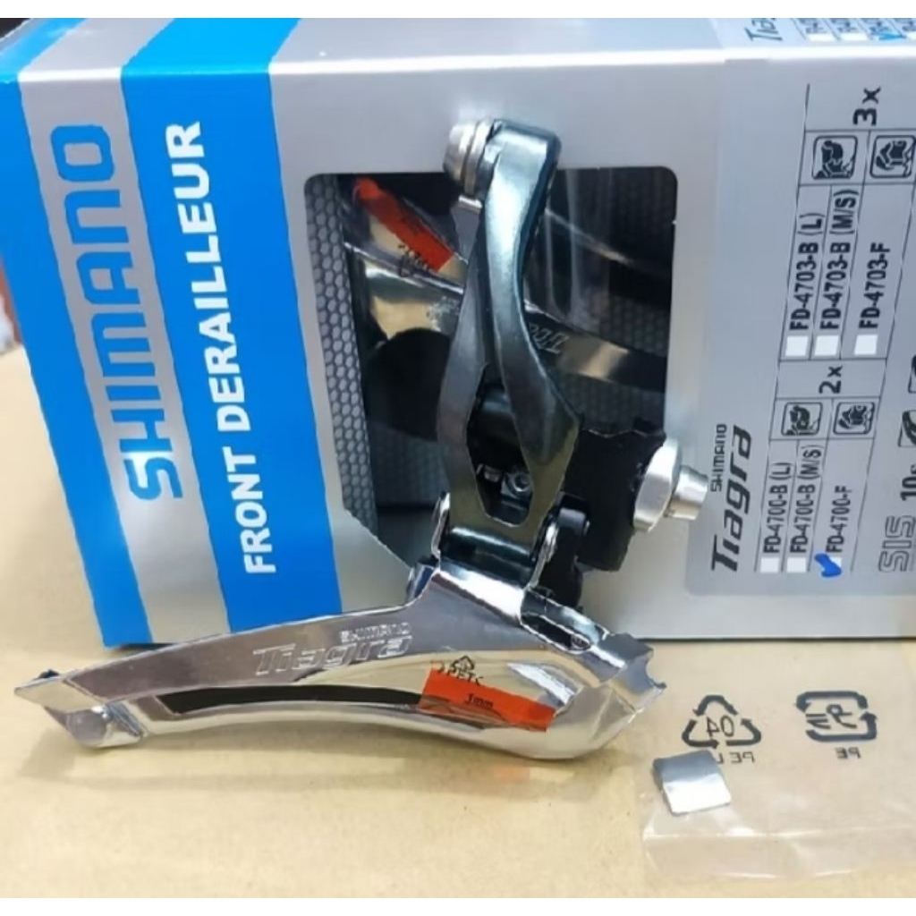 fd front derailleur shimano tiagra 4700f 2 speed 46-52T braze on