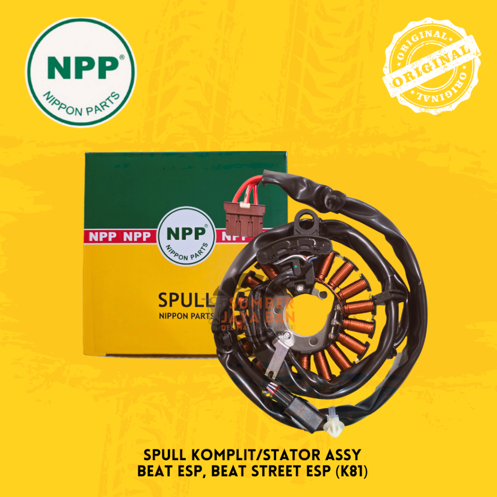NPP Spull + Sensor CKP Beat ESP Beat Street ESP 2016-2018 K81 Komplit Stator Assy Spool Spul