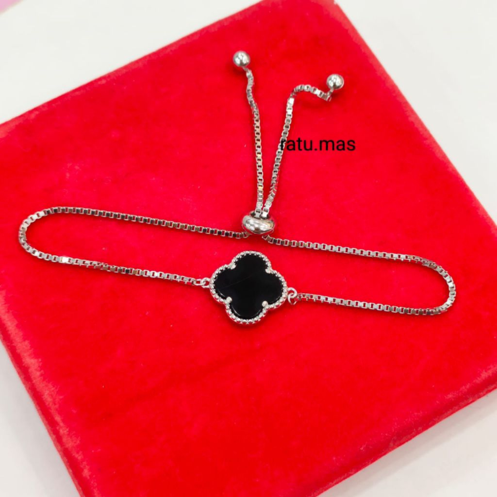 Gelang Dewasa Serut Silver Perak 925 Asli