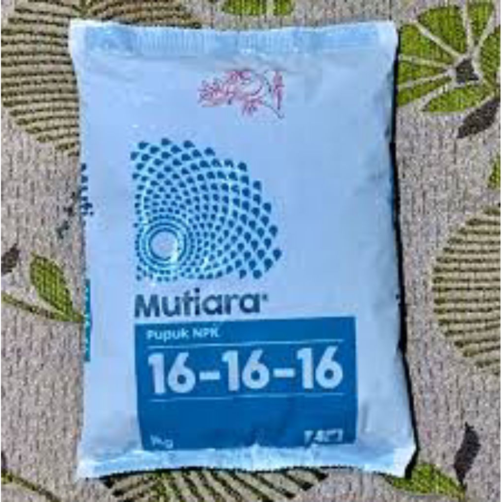 pupuk mutiara 16-16-16 aslikemasan 500gram asli