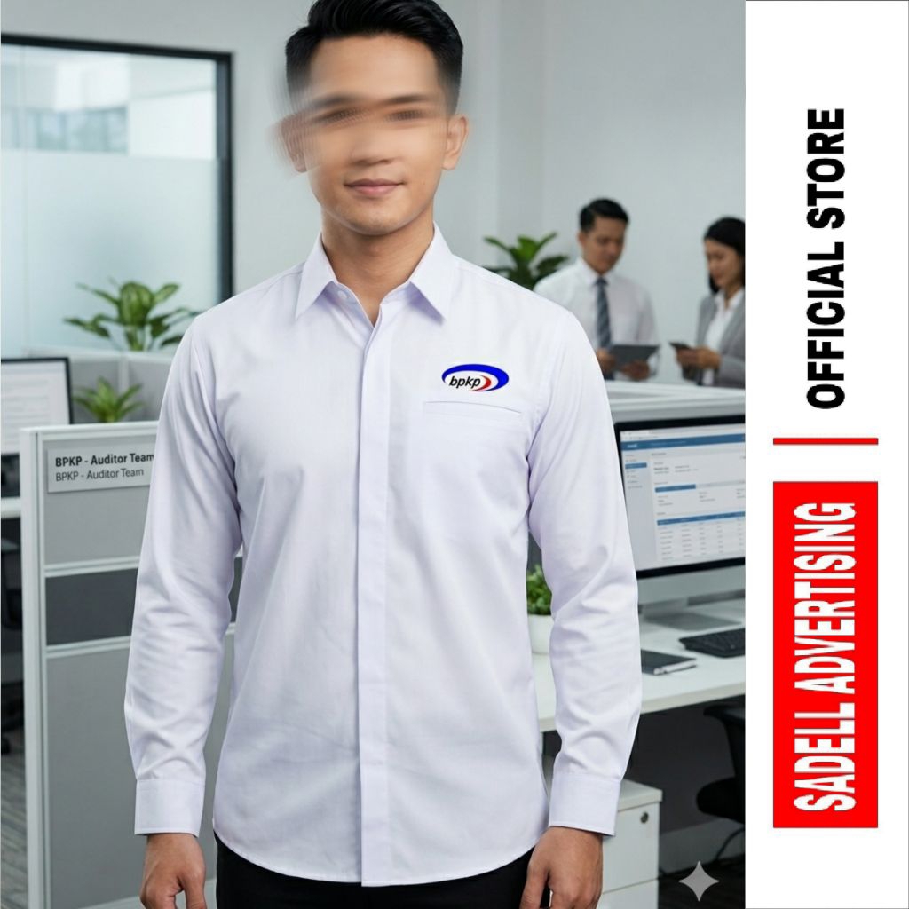 Kemeja BPKP Lengan Panjang / Pendek / Baju Kerja BPKP / Seragam BPKP Drill Premium