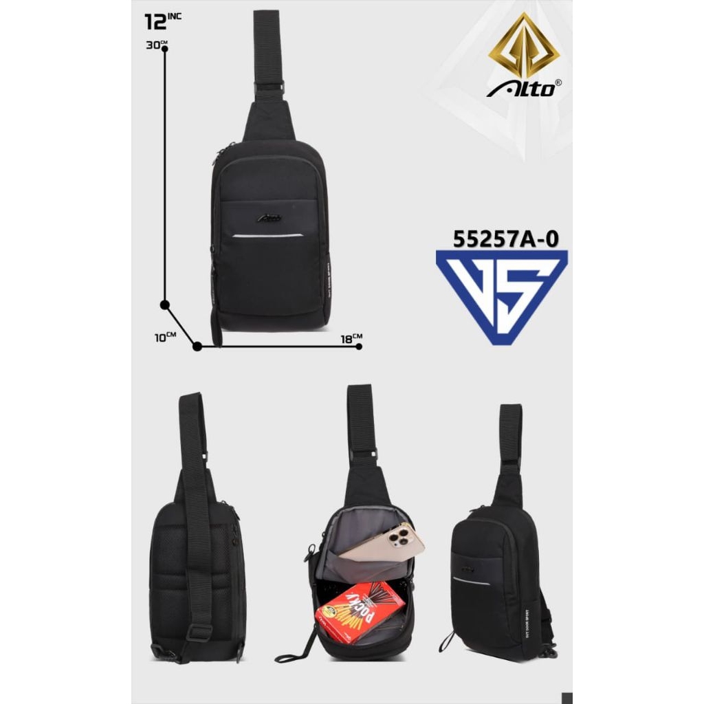 Alto 55257A-0 Tas Selempang Pria Travel Alto / Tas Sling Bag / Tas Bahu