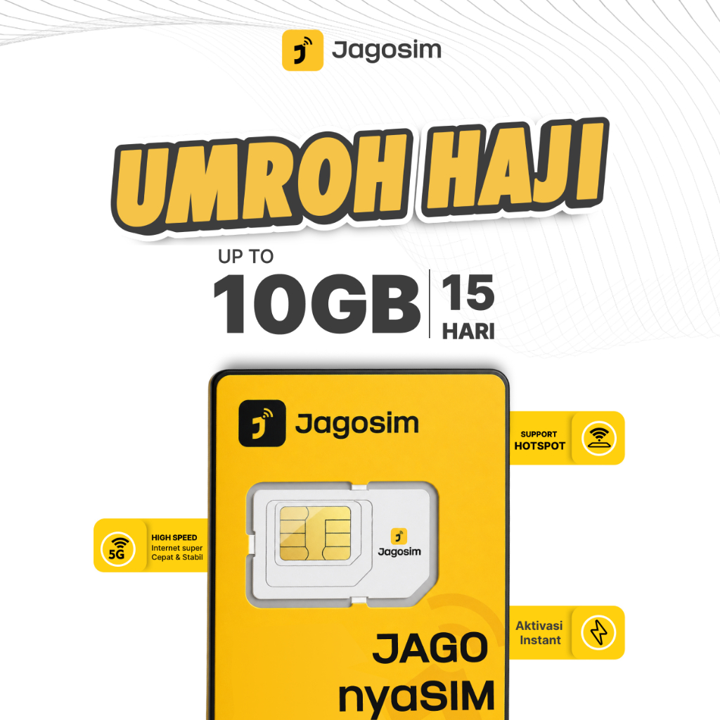 SIM Card Saudi Arabia Kuota | SIM Card Aktif Langsung Pakai | SIM Card Arab | Jagosim Simcard Kuota