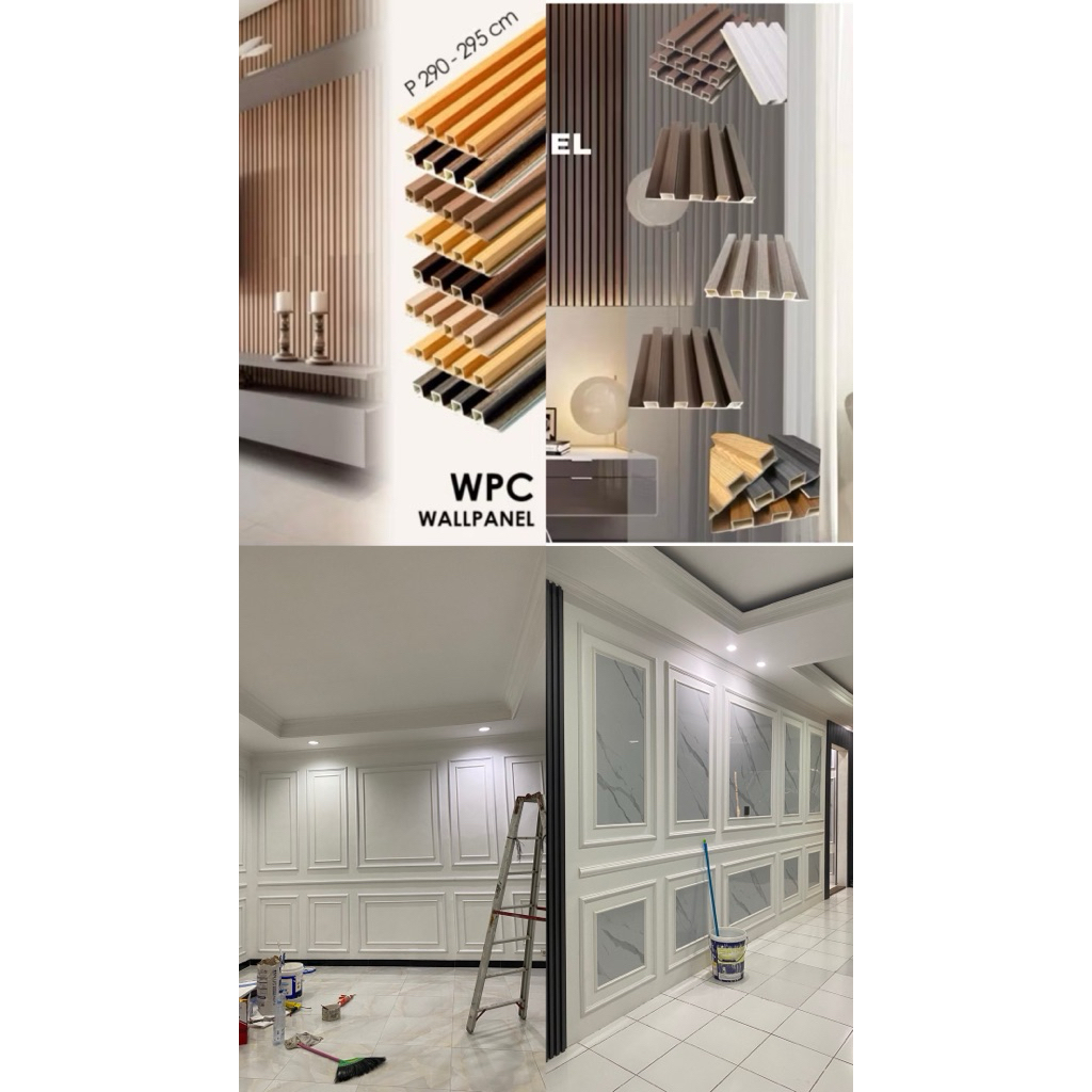 Wpc Wall panel dinding & lis molding pvc cocok untuk dekorasi dinding rumah anda