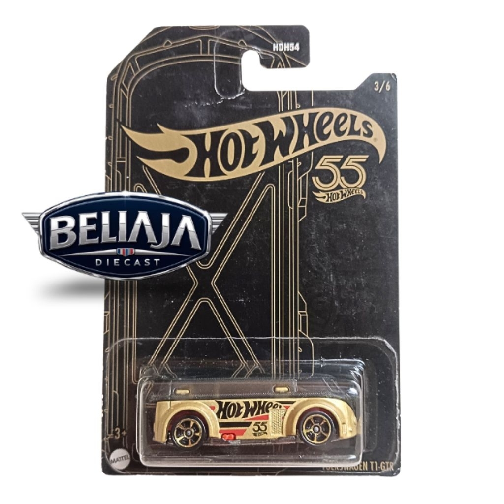 HOT WHEELS VOLKSWAGEN VW T1 GTR GOLD
