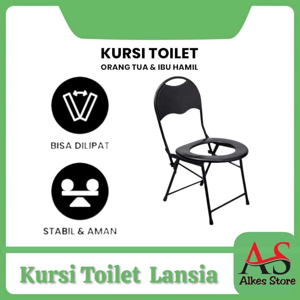 Kursi Toilet Lipat  Lansia  Kursi BAB Lansia Dan Ibu Hamil
