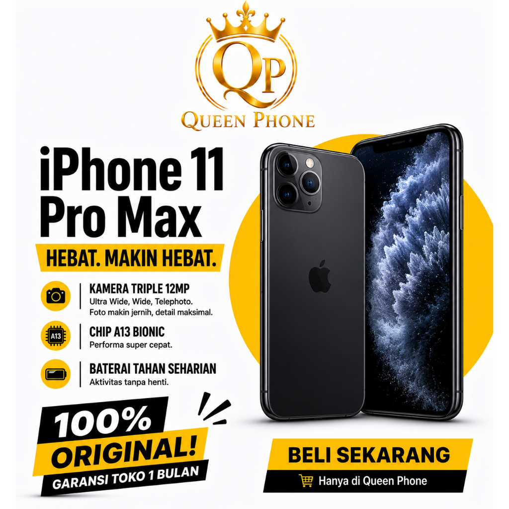 IP 11 PRO MAX 64GB/256GB SECOND LIKE NEW FULLSET NO MINUS