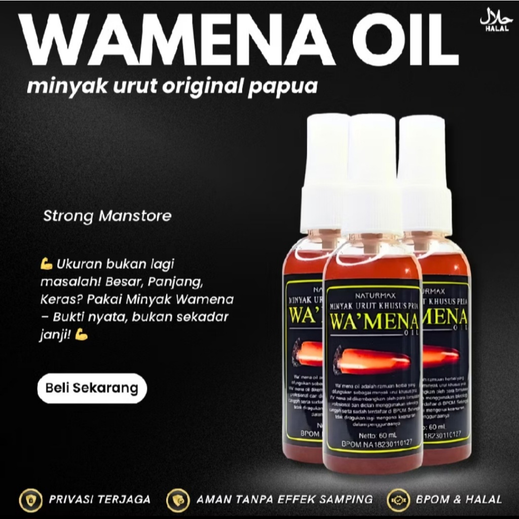 WAMENA daun 3jari asli Papua pembesar permanen pria kuat dan tahan lama minyak pijat p3n1is (51)