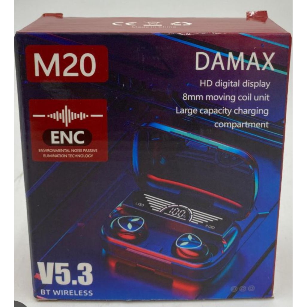 Damax Tws Enc M20 V5.3 Tws Bluetooth