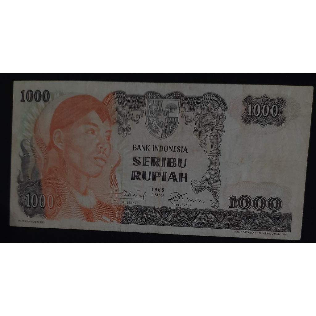 [BACA DESKRIPSI] Uang Kuno Indonesia 1000 Rupiah Soedirman