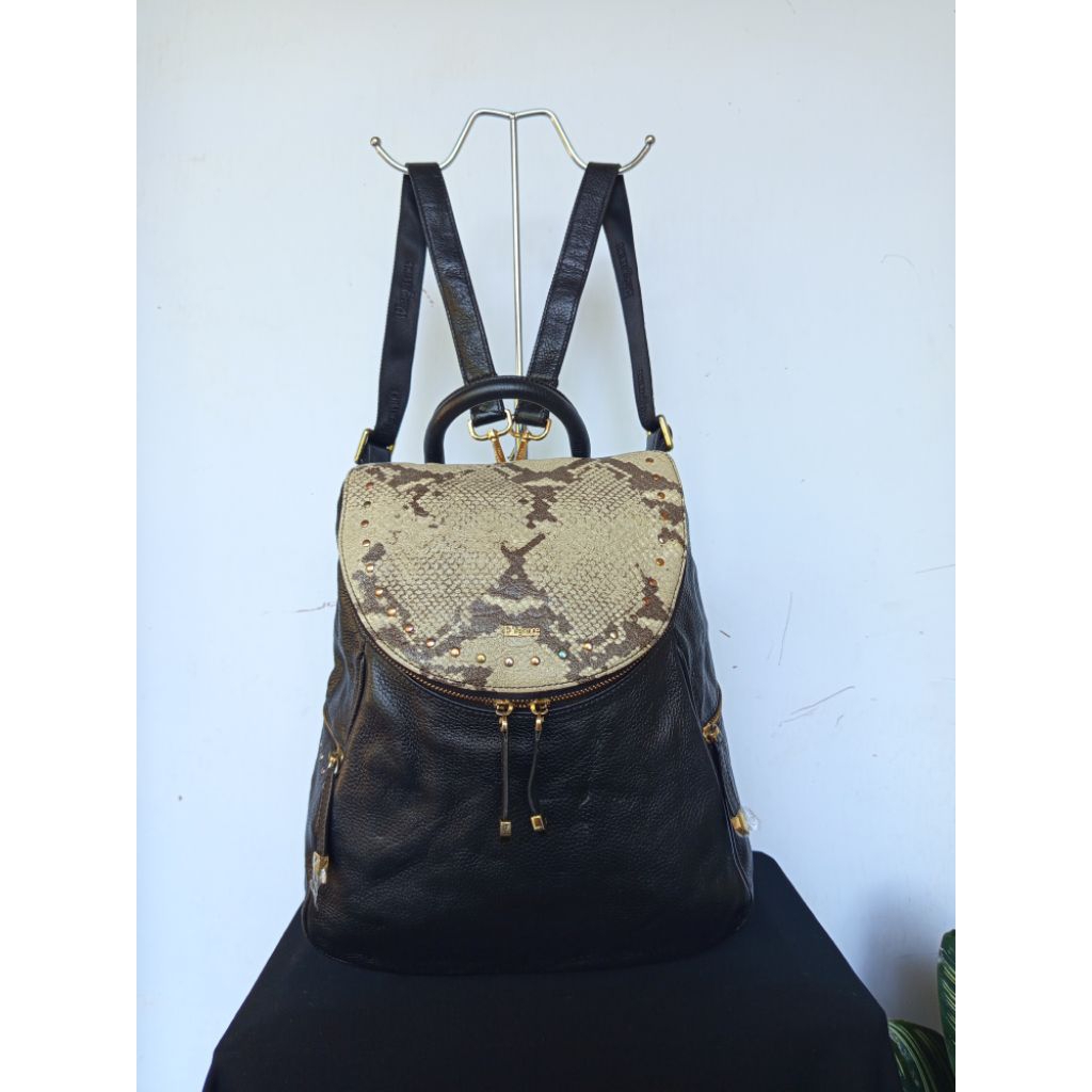 Tas Ransel Elegance Paris  Vintage Landy Kulit Asli(Landy Backpak) second ori