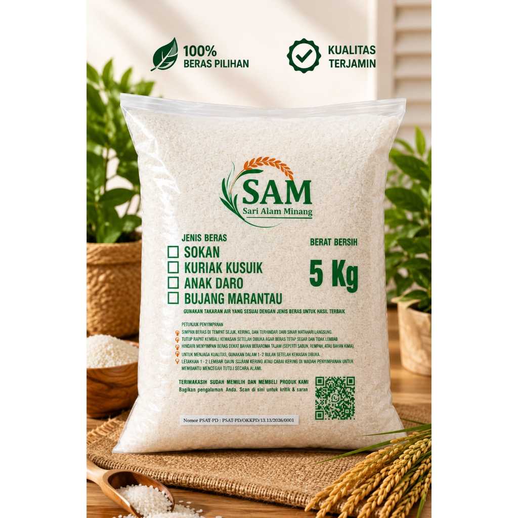 Beras Bujang Marantau 5 kg