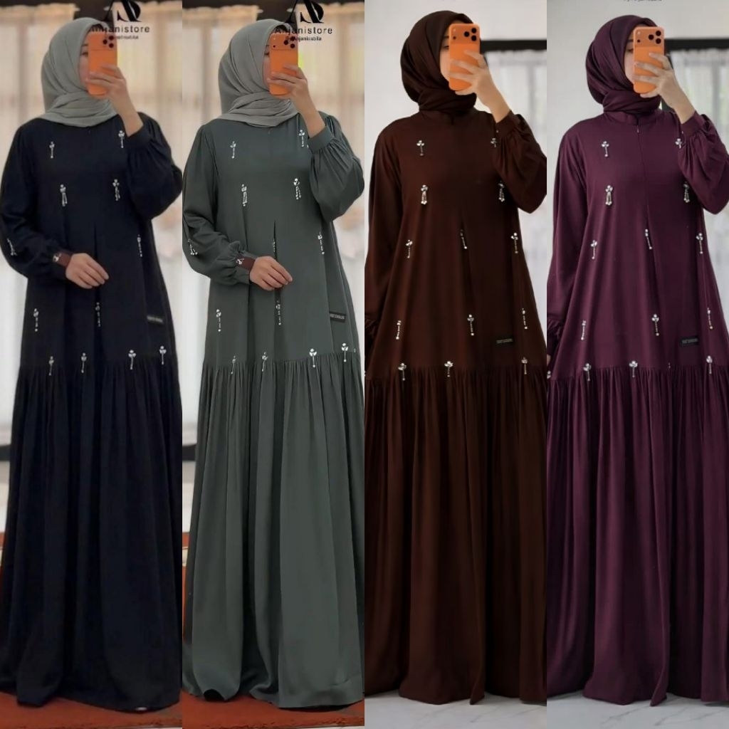ANJANI STORE BY ANJANI SABILA GAMIS/DRESS ANJANI STORE ORIGINAL 100% (READY)