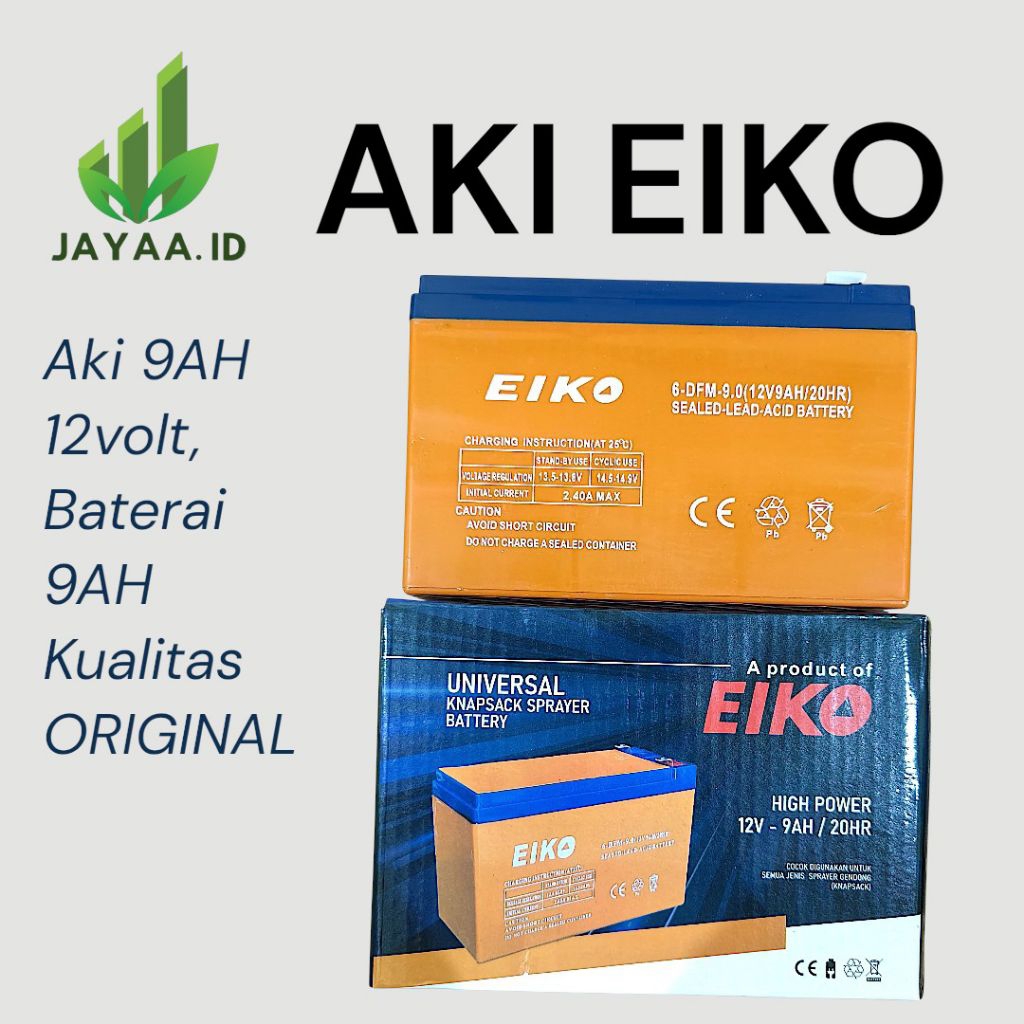 aki/bateri 9AH/12volt ORIGINAL sprayer tangki ces elektrik