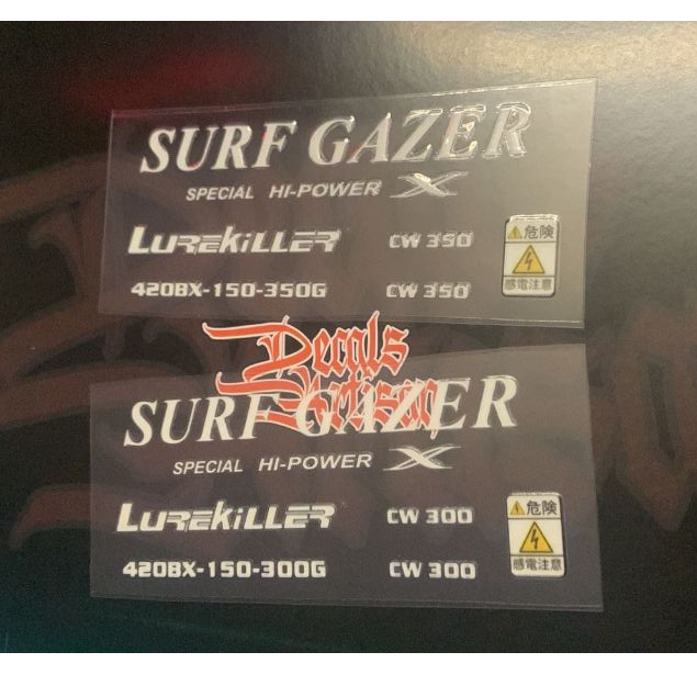 dry decal surf gazer rebuild lurekiller