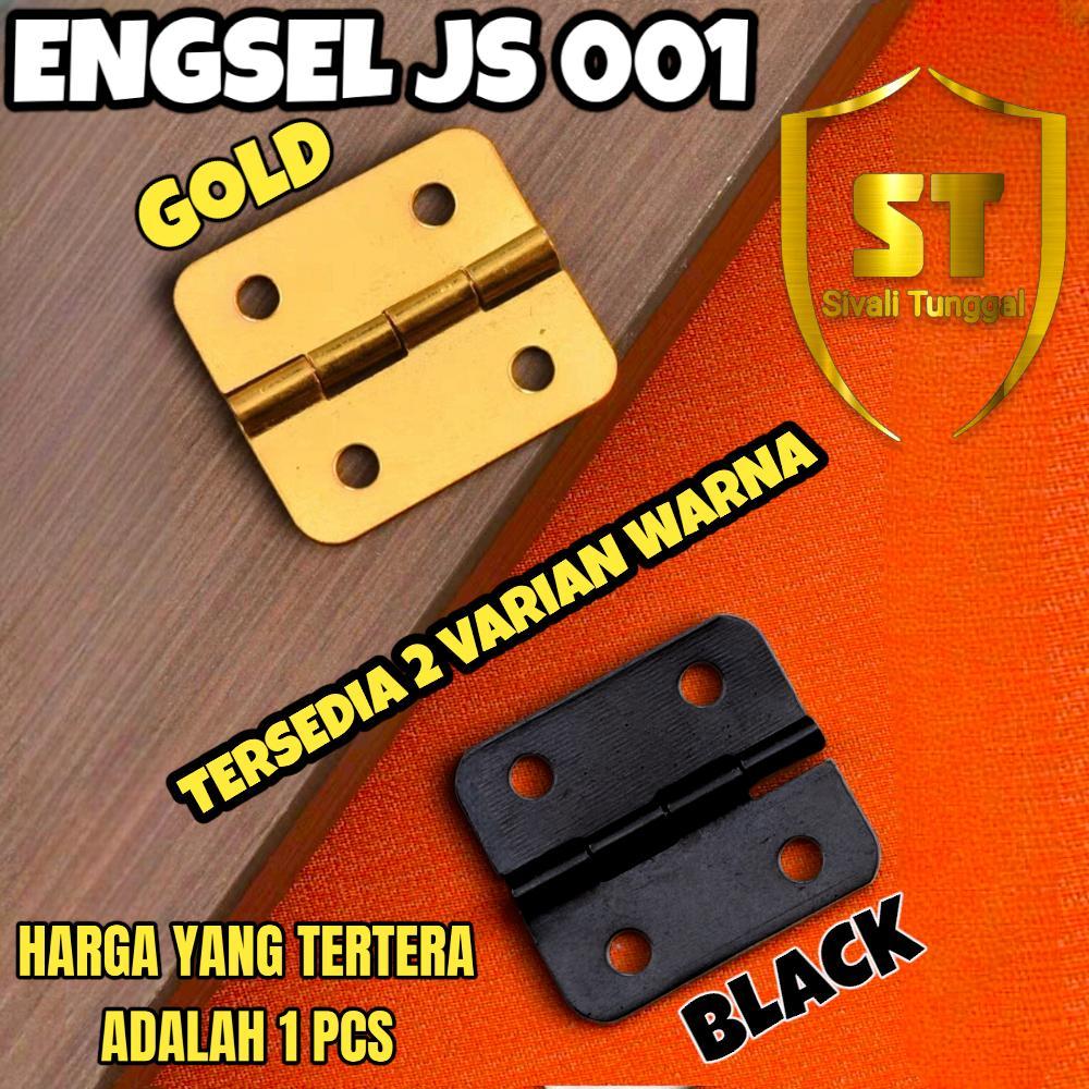 ENGSEL KUPU KOTAK (JS001) 1,6x1,3CM - KUPU KECIL UNTUK FURNITURE DAN DEKORASI ENGSEL 1PCS